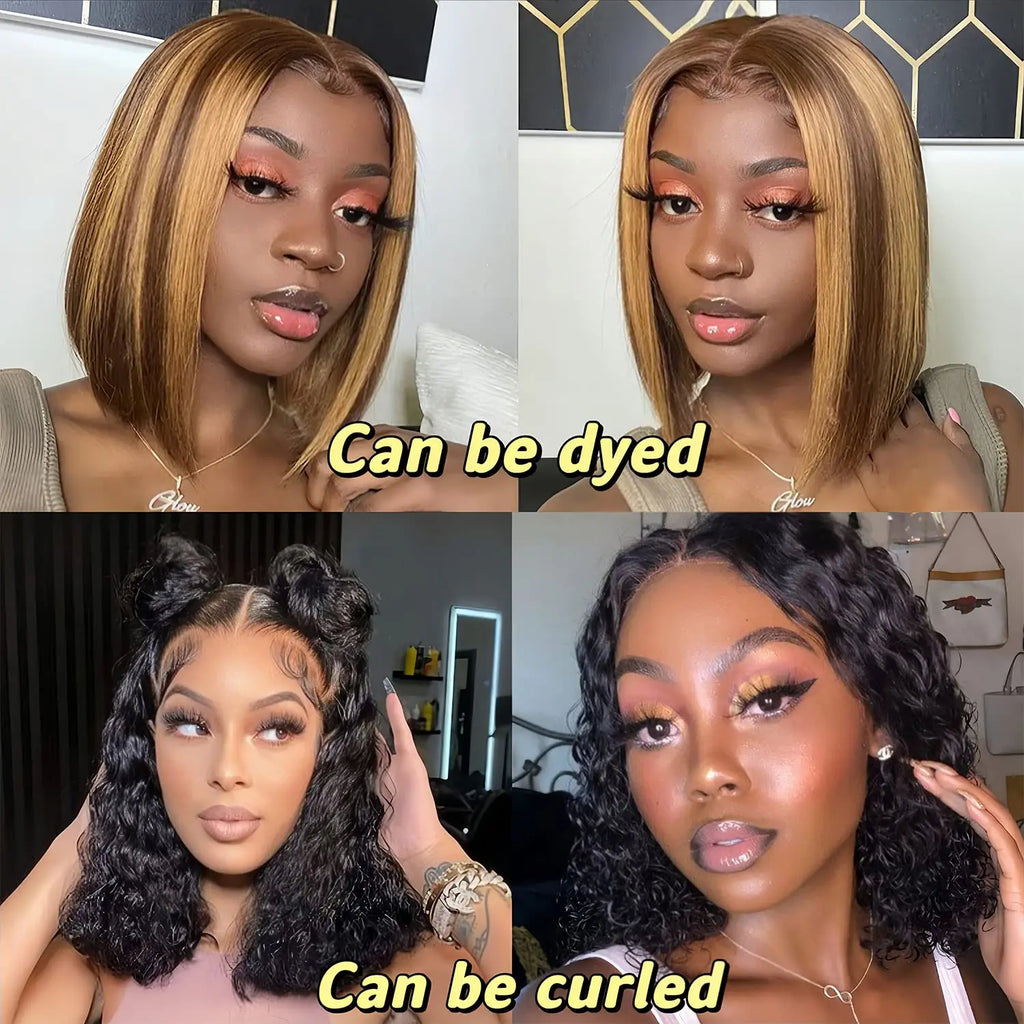 Short Bob Wig Lace Front Human Hair Wigs Straight Hair 13x4 Lace Frontal Human Hair Bob Wigs for Women