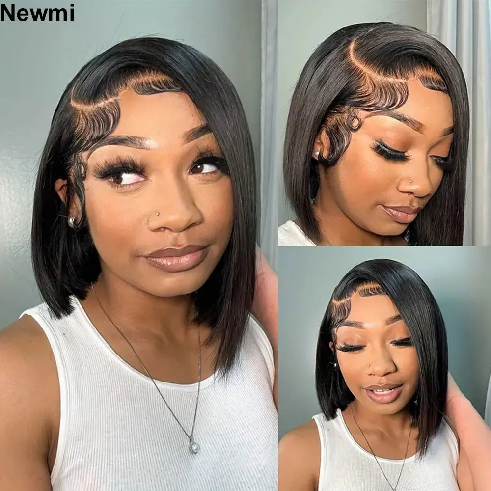 Short Bob Wig Lace Front Human Hair Wigs Straight Hair 13x4 Lace Frontal Human Hair Bob Wigs for Women