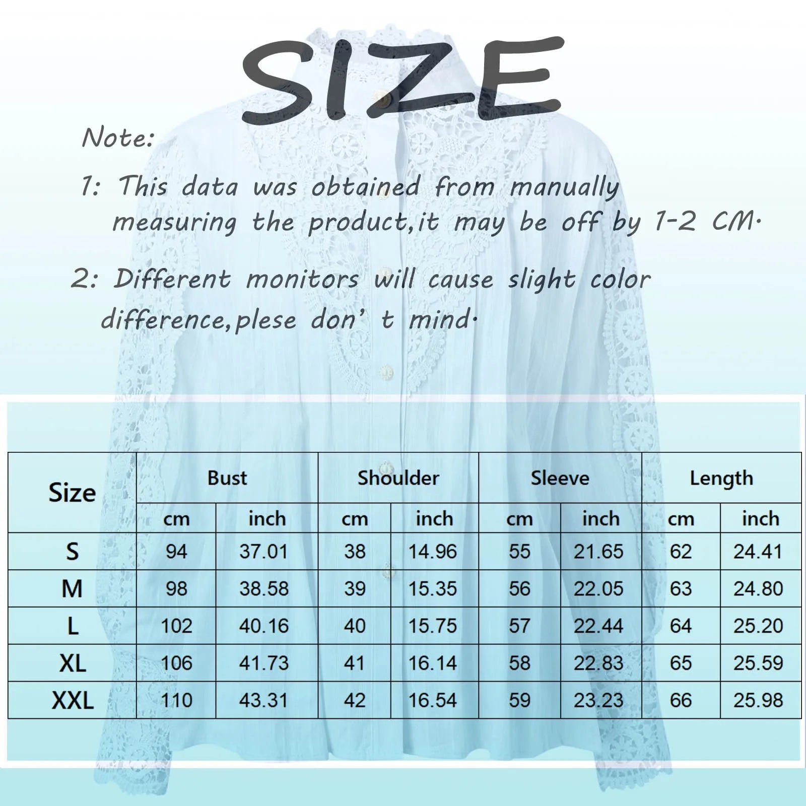Women Fashion Elegant Lace Shirts Casual Solid Lace Hollow Out Long Sleeve Stand Collar Blouse Ladies Temperament Shirts Tops