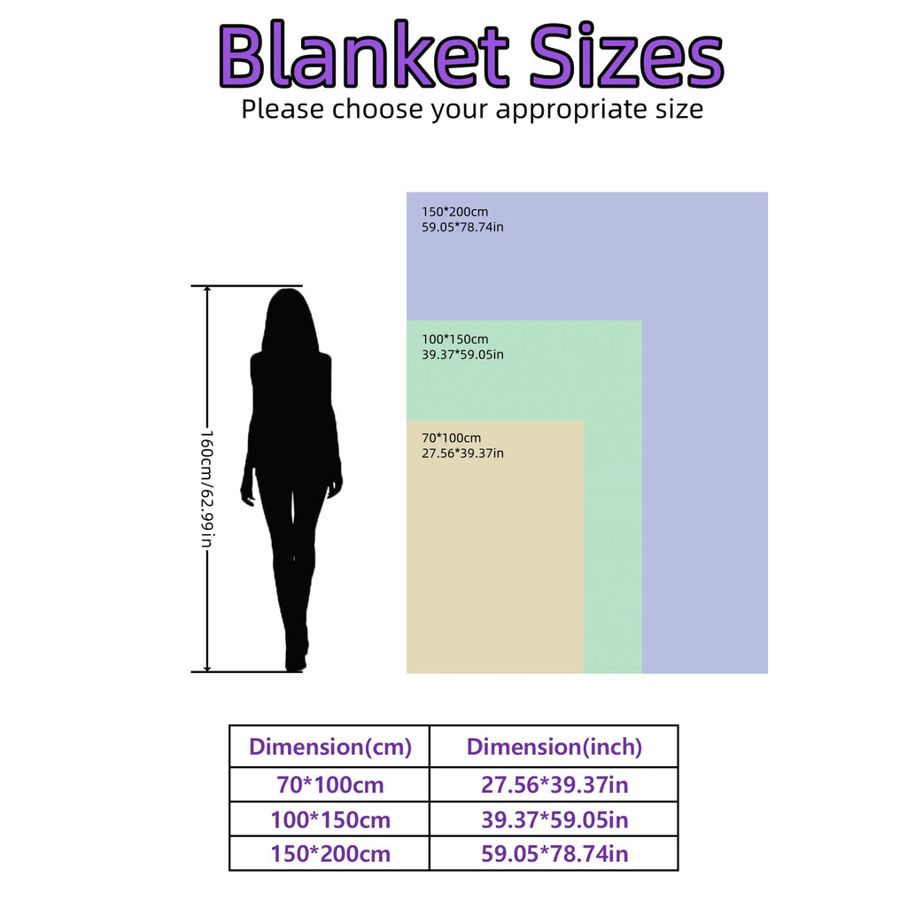 Super-Soft 3D Plush 1pc Luxurious Fleece Blanket - Dense Weave for Exceptional Warmth, Cozy Flannel Throw